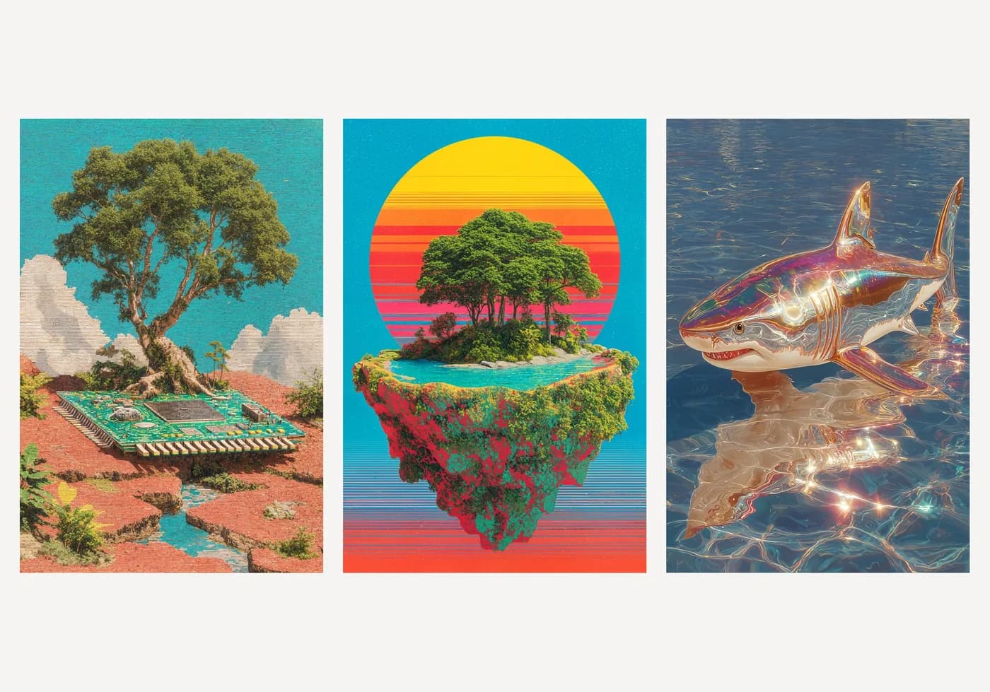 Surreal Dreamscapes — Set of 3